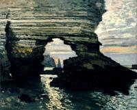 Monet, Claude Oscar - La Porte D'Amount, Etretat